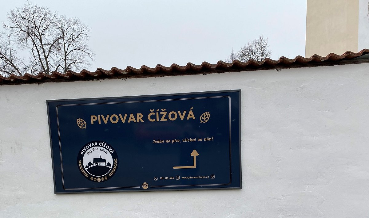 pivovar Čižová