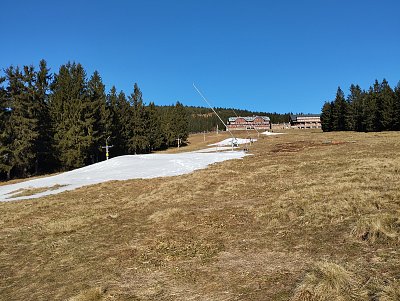 sjezdovka na Dvoračkách